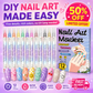 ⏳ ¡50% de descuento por tiempo limitado! ⏰💅 Set de marcadores para diseño de uñas DIY 💞
