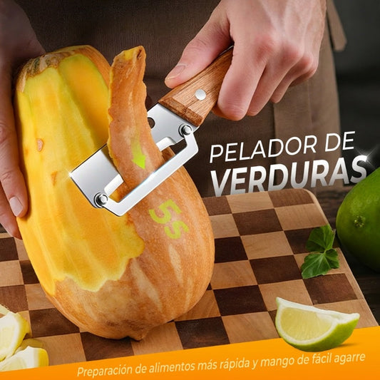 🥕 ¡COMPRA 2, LLEVATE 1 GRATIS! 🔥 Pelador de verduras multifuncional para la cocina – Cuchilla inoxidable, mango ergonómico e ideal para frutas y verduras ✨
