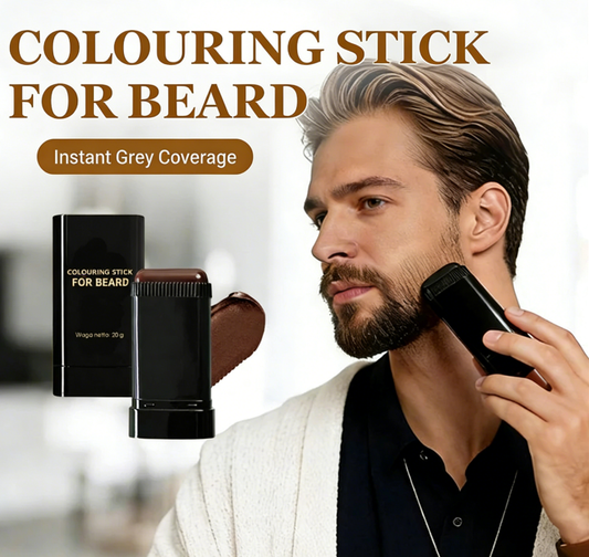 🧔 50% dto. Lápiz tintóreo para barba con aplicador en forma de peine – cubre canas al instante, larga duración y suave con la piel. ¡Compacto y fácil de usar! ✨🖌️