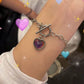 💖 50% dto. Collar de corazón termosensible que cambia de color con el calor de tu piel – broche magnético fácil de usar, cobre duradero y diseño romántico. ¡Regalo especial y mágico! ✨🎁