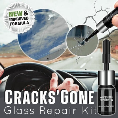 🔥OFERTA LIMITADA - ¡COMPRA 1 Y LLEVA 1 GRATIS!🔥 Kit de Reparación de Grietas para Vidrio