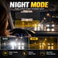 Visera universal HD antirreflejo para coche, para día y noche