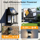 🎉50 % DE DESCUENTO🎉 LUZ SOLAR DE PARED💡 - Con sensor de movimiento y resistente a la intemperie, funcionamiento automático desde el atardecer hasta el amanecer, fácil instalación para jardines y caminos🌟