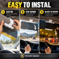Visera universal HD antirreflejo para coche, para día y noche