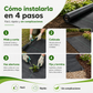 🌿⛏️ Malla antihierbas para jardín – Bloquea la luz solar, transpirable y resistente – Ideal para parterres y senderos – Reduce el esfuerzo de deshierbe 🌱✨