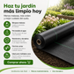 🌿⛏️ Malla antihierbas para jardín – Bloquea la luz solar, transpirable y resistente – Ideal para parterres y senderos – Reduce el esfuerzo de deshierbe 🌱✨