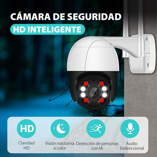 ✨🌞 Cámara de Seguridad Inteligente HD para Exteriores