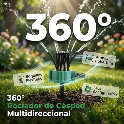 💦 ¡OFERTA POR TIEMPO LIMITADO 50% DE DESCUENTO! 🌿 Aspersor de Jardín de Precisión 360° – Riego Multidireccional, Patrones Personalizables, Cobertura Amplia y Suave ✨