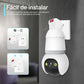 Cámara de Seguridad Tipo Foco 4MP WiFi Doble Banda con Visión Nocturna para Exterior e Interior