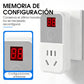 Enchufe programable con pantalla digital