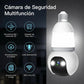 Cámara de Seguridad Tipo Foco 4MP WiFi Doble Banda con Visión Nocturna para Exterior e Interior