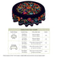 🔥Venta caliente🔥Mantel floral mexicano con borde festoneado (50% de descuento)