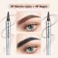 💥COMPRA 1 RECIBE 1 GRATIS🎉Lápiz de cejas de alta calidad 3D impermeable microblading 4 punta de tenedor lápiz de tatuaje