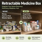 🔥 Organizador de Medicamentos Transparente y Expandible — ajustable, perfecto para mantener tu botiquín ordenado 💊🗄️