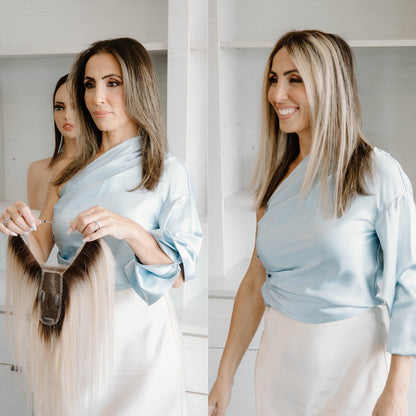 🔥LAST DAY 50% OFF🔥Topper de Cabello Híbrido