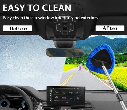Kit de Herramientas para Limpiar Parabrisas de Auto – Extensible y Rotativo 180°