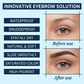 💞¡Compra 1 y llévate 1 GRATIS!🌈Lápiz de cejas mini 2 en 1 resistente al agua y gel de cejas con color: herramientas de maquillaje de cejas de larga duración para crear líneas naturales y realistas que imitan el vello.