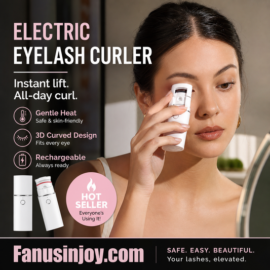 🔥 ¡Sorpresa! 50% de descuento 👩🏻‍🏭 ¡Recupera unas pestañas hermosas y definidas! ✨️ Rizador eléctrico de pestañas con calor recargable