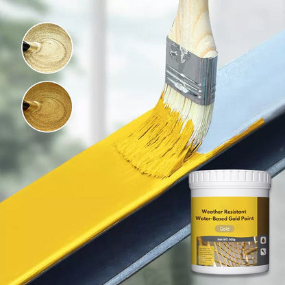 🔥✨ Pintura dorada al agua con efecto metálico premium