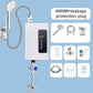 ✨ Calentador de Agua Instantáneo sin Tanque - Diseño Compacto con Control de Temperatura Digital para Ahorro de Energía ⚡🚿