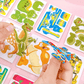 🦖Puzzle educativo de dibujos animados en 3D
