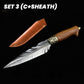 Juego de cuchillo de boning de forjado artesanías multifuncionales