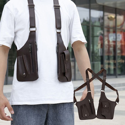 Bolsa Táctica Antirrobo para Hombre - Mochila de Doble Hombro y Multibolsillos 🎒🔒