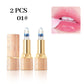 👄 Cristal flor termostática cambio de color jalea lápiz labial