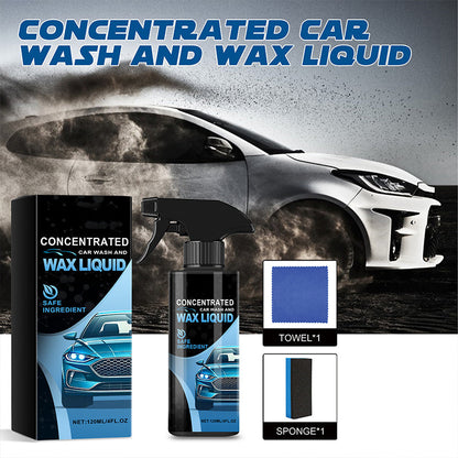 🔥2026 New Arrival🔥 Suave y Eficaz Spray Limpiador de Coches con Esponja y Pañ