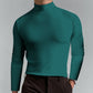 🔥Compre 3  envío gratuito.🔥.Camiseta de cuello alto Ultimate Comfort para hombre: elástica, transpirable y ajustada, ideal para el gimnasio y uso diario.