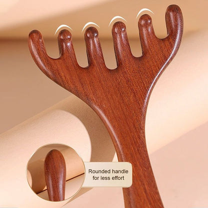 🛒 ¡COMPRA 1 Y LLEVA 1 GRATIS! ✨ Peine Meridiano de 6 Puntas – Masajeador de cuero cabelludo por acupresión y removedor de cabello, ayuda a mejorar la circulación y la relajación, con diseño de madera natural 🌿💆‍♀️