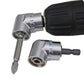 Extensión de broca para taladro con cabezal a 105° para destornillador eléctrico, adaptador de enchufe.