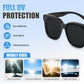 Gafas de sol plegables y compactas para llevar sobre otras gafas
