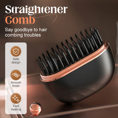 🔥50% DE DESCUENTO💇‍♀️Peine Alisador de Cabello Inalámbrico