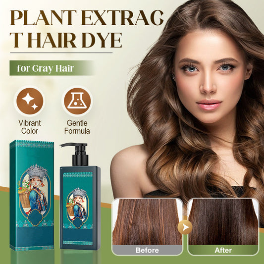 Tinte capilar de extractos vegetales de 207 ml para cabello canoso