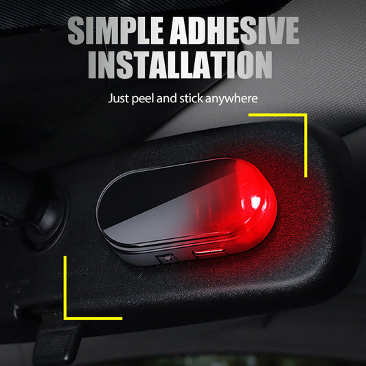 Luz de Advertencia Antirrobo Solar para Auto