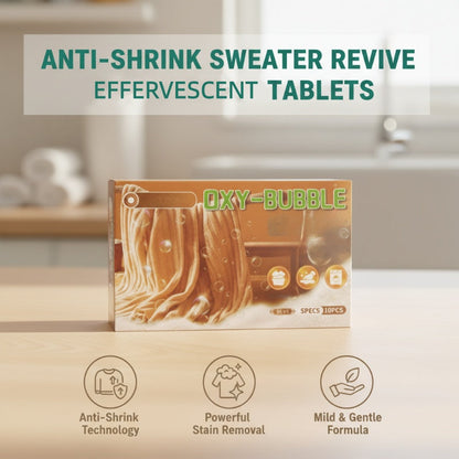 Tabletas Efervescentes para Revivir Suéteres Anti-Encogimiento