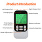 Estimulador muscular portátil TENS de doble canal