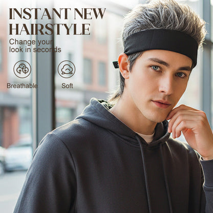 🧢 ¡50 % DE DESCUENTO AHORA! 🎤 Gorra con peluca unisex estilo hip-hop: estilo grunge, suave y cómoda, ideal para fiestas, cosplay y disfraces ✨