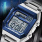 Reloj Digital Cuadrado Unisex con Pantalla Luminosa