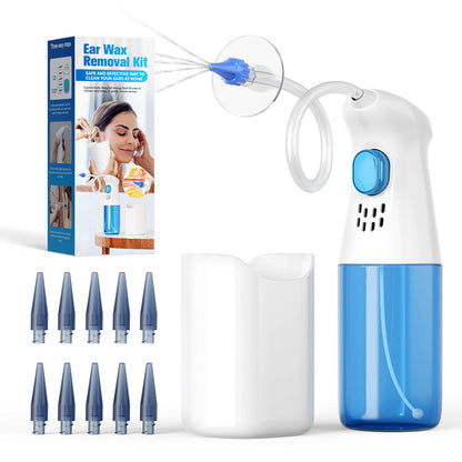 👂Kit de eliminación de cera para oídos: seguro y suave, cuchara de silicona reutilizable, fácil de usar, eficaz e higiénica para la limpieza de oídos ✨