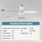 ⏰🔥 ¡50% DE DESCUENTO POR TIEMPO LIMITADO! 🌬️ Ventilador de Techo 2 en 1 – Portátil, Con Luz y Control Remoto para Máxima Comodidad ✨💡