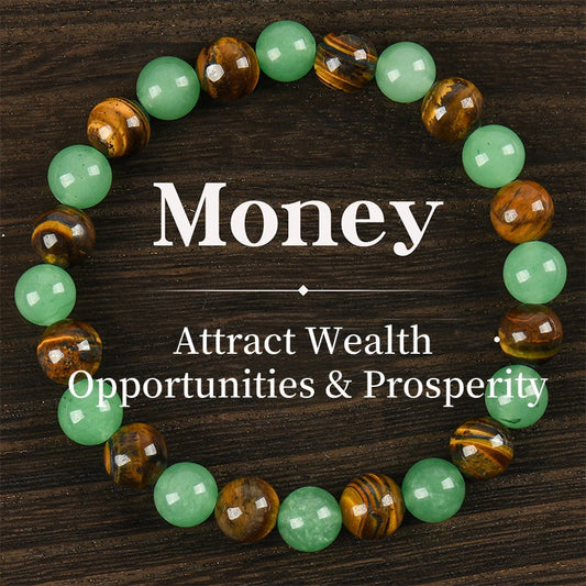 Pulsera elástica para atraer dinero