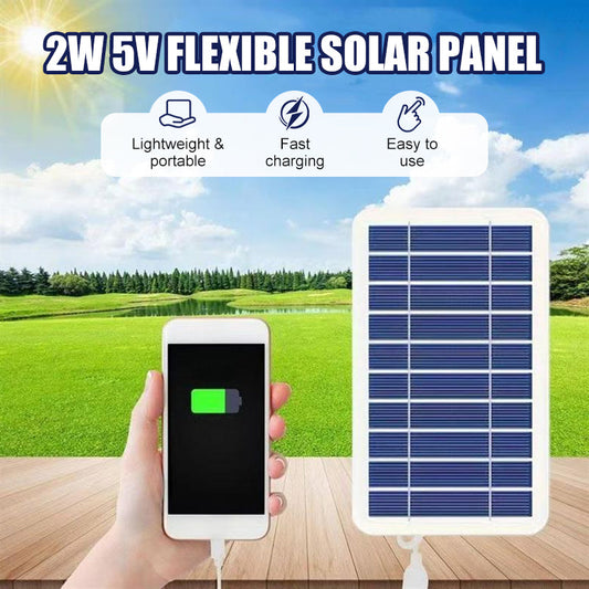 Panel solar flexible de 2W 5V