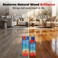 Abrillantador de madera de alto brillo para suelos