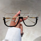 Gafas de sol ligeras y de lentes tintadas de moda