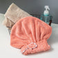 🔥 ¡50% DE DESCUENTO! · ✨ Turbante para el cabello de felpa coral ✨