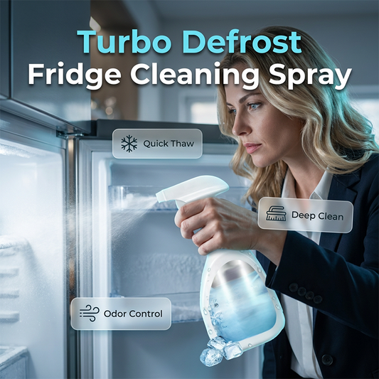 🧊 50% DE DESCUENTO – Spray limpiador y descongelante para refrigeradores | Acción rápida, no deja residuos y elimina los olores