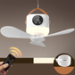 ⏰ ¡Oferta por tiempo limitado: 52% DE DESCUENTO en ventilador de techo recargable con LED! 🌬️✨