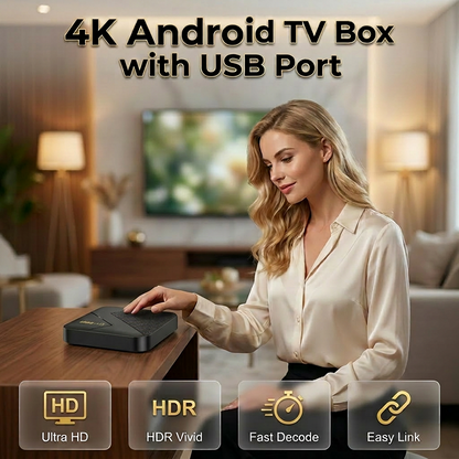 🎁¡Oferta imperdible! 50% de descuento en Android TV Box con Bluetooth.